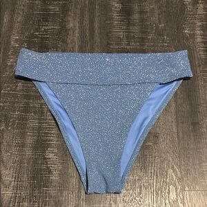 Sparkly Blue Bikini Bottom